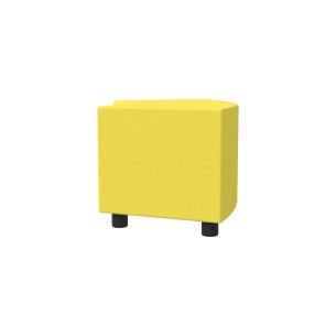 Pouf Semirigido Angolare - Similpelle e Imbottitura... 2