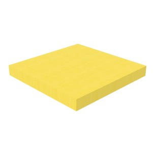 Pouf Morbido Tappeto Ignifugo CL1 - Dimensioni Lato 45 x...