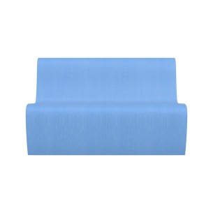 Pouf Morbido DIVANO 2 POSTI Ignifuga CL1 - Dimensioni 100... 2