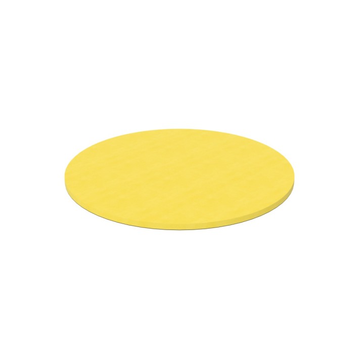 Pouf Morbido Tappeto Tondo Ignifugo CL1 -...