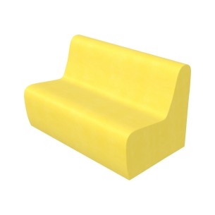 Pouf Morbido DIVANO 2 POSTI Ignifuga CL1 - Dimensioni 100...