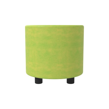 Pouf Semirigido Cilindro - Similpelle e Imbottitura Ignifuga CL1 - Diametro 48cm, h 46,5 cm...