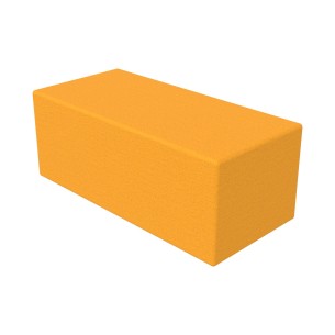 Pouf Semirigido Rettangolo Largo Similpelle e Imbottitura...