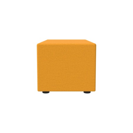 Pouf Semirigido Rettangolo Largo Similpelle e Imbottitura Ignifuga CL1 - Dimensioni 48 x 103...