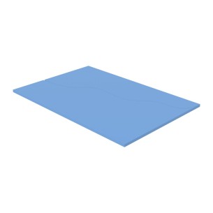 Pouf Morbido Tappeto Onda Ignifugo CL1 - Dimensioni 180 x...