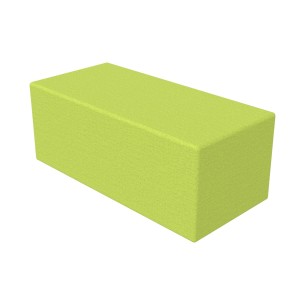 Pouf Semirigido Rettangolo Largo Similpelle e Imbottitura...