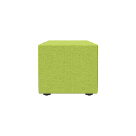 Pouf Semirigido Rettangolo Largo Similpelle e Imbottitura Ignifuga CL1 - Dimensioni 48 x 103...