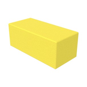 Pouf Semirigido Rettangolo Largo Similpelle e Imbottitura...