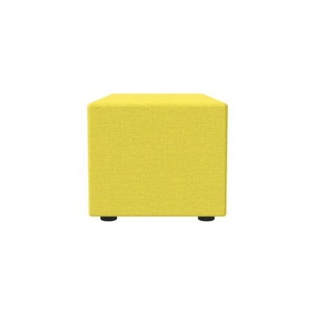 Pouf Semirigido Rettangolo Largo Similpelle e Imbottitura Ignifuga CL1 - Dimensioni 48 x 103...