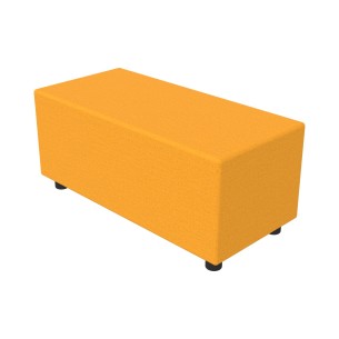 Pouf Semirigido Rettangolo Largo Similpelle e Imbottitura...