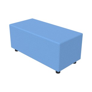 Pouf Semirigido Rettangolo Largo Similpelle e Imbottitura...