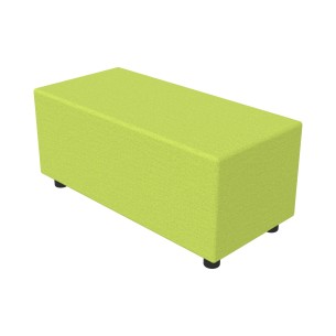 Pouf Semirigido Rettangolo Largo Similpelle e Imbottitura...