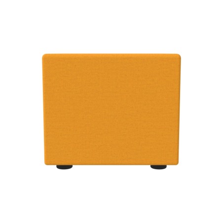 Pouf Semirigido Rettangolo Stretto Similpelle e Imbottitura Ignifuga CL1 - Dimensioni 48 x...