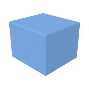 Pouf Semirigido Rettangolo Stretto Similpelle e...