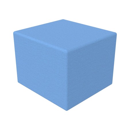 Pouf Semirigido Rettangolo Stretto Similpelle e Imbottitura Ignifuga CL1 - Dimensioni 48 x...