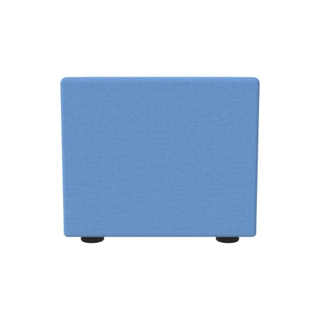 Pouf Semirigido Rettangolo Stretto Similpelle e Imbottitura Ignifuga CL1 - Dimensioni 48 x...