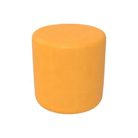 Pouf Morbido CILINDRO in Similpelle e Imbottitura Ignifuga CL1 - Diametro 30 cm, H 30 cm -...