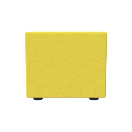 Pouf Semirigido Rettangolo Stretto Similpelle e Imbottitura Ignifuga CL1 - Dimensioni 48 x...