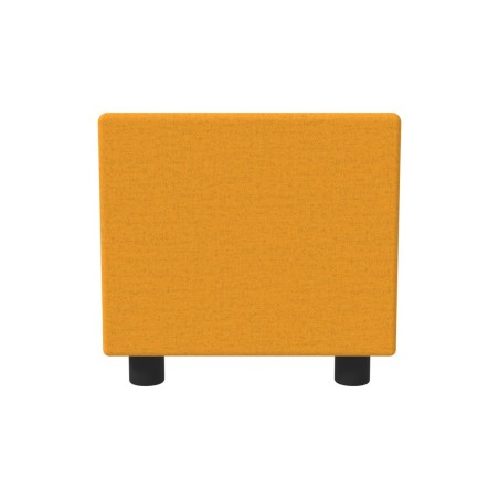 Pouf Semirigido Rettangolo Stretto Similpelle e Imbottitura Ignifuga CL1 - Dimensioni 48 x...