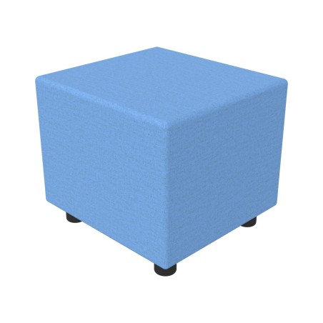 Pouf Semirigido Rettangolo Stretto Similpelle e Imbottitura Ignifuga CL1 - Dimensioni 48 x...