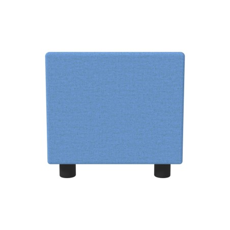 Pouf Semirigido Rettangolo Stretto Similpelle e Imbottitura Ignifuga CL1 - Dimensioni 48 x...