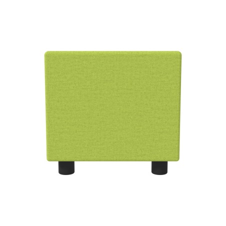 Pouf Semirigido Rettangolo Stretto Similpelle e Imbottitura Ignifuga CL1 - Dimensioni 48 x...