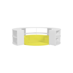 Composizione Edera Ignifuga - Altezza 79 cm - con 3 Pouf... 2