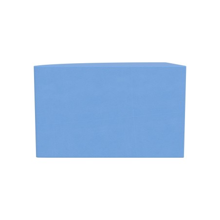 Pouf morbido SEDUTA SPICCHIO, similpelle e imbottitura ignifuga CL1, lato 65cm, H40cm,...