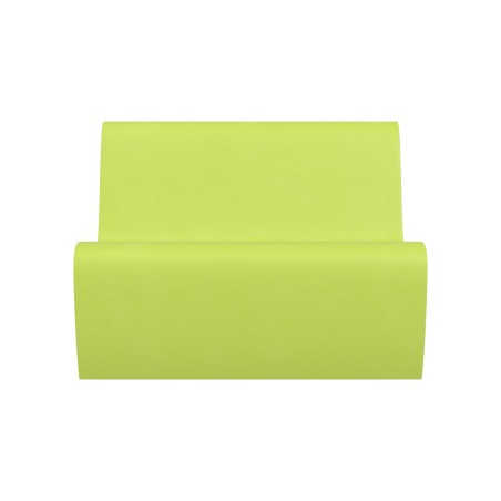 Pouf morbido SEDUTA DIVANO 3posti, similpelle e imbottitura ignifuga CL1, base 100x70cm,...