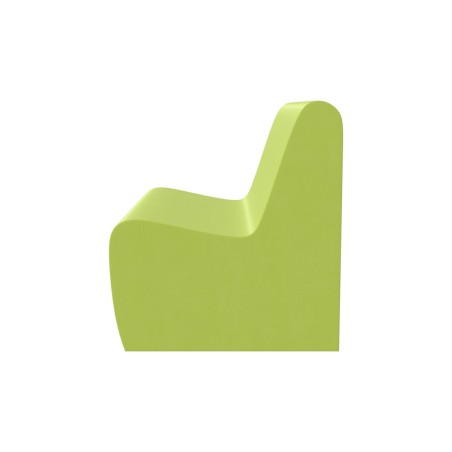 Pouf morbido SEDUTA DIVANO 3posti, similpelle e imbottitura ignifuga CL1, base 100x70cm,...