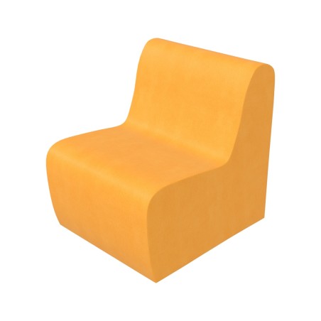 Pouf Morbido SEDUTA POLTRONA in Similpelle e Imbottitura Ignifuga CL1 - Dimensioni Base 50 x...
