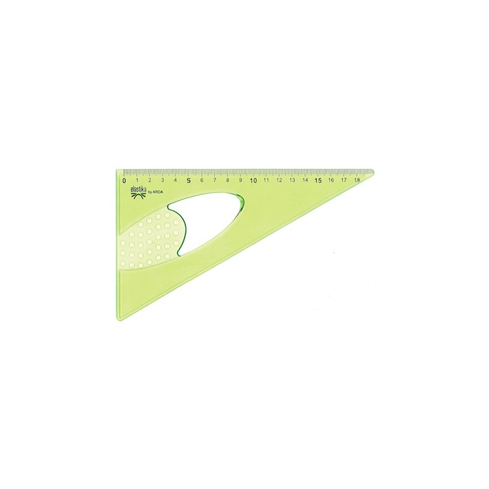 ARDA Elastika Triangolo 200 mm Plastica Verde 1 pz