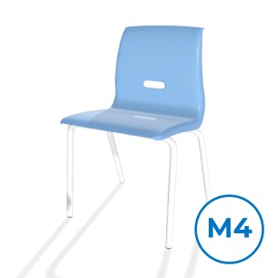 Sedia Salice con 4 Gambe - Altezza Seduta 37,5 cm -...