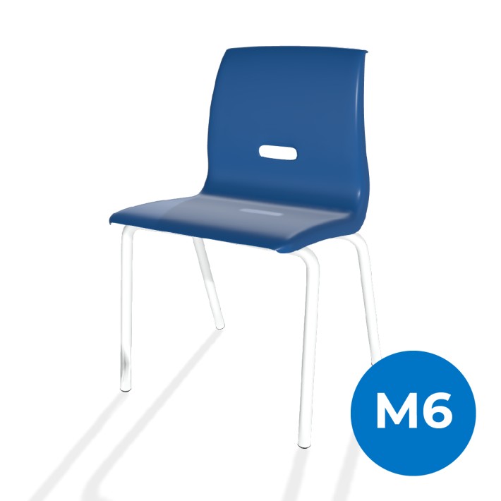 Sedia Salice con 4 Gambe - Altezza Seduta 46,5...