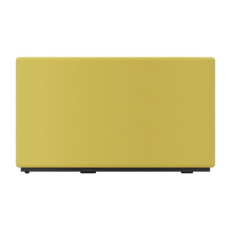 Pouf Giro in Tessuto Era - Diametro 60 cm - Altezza Seduta 45 cm - Colore Giallo