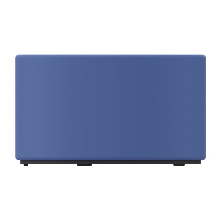 Pouf Giro in Tessuto Era - Diametro 60 cm - Altezza Seduta 45 cm - Colore Blu