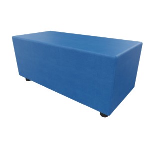 Pouf Parallelepipedo Flora - Dimensioni 96 x 48 cm -...