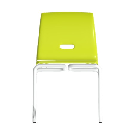 Sedia Salice con 4 Gambe - Altezza Seduta 34,5 cm - Colore Scocca Verde Chiaro - Colore...
