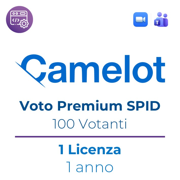 Licenza Voto Elettronico Camelot - Premium Spid...
