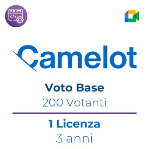 Licenza Voto Camelot Con Assemblea Google Meet - Fino a...