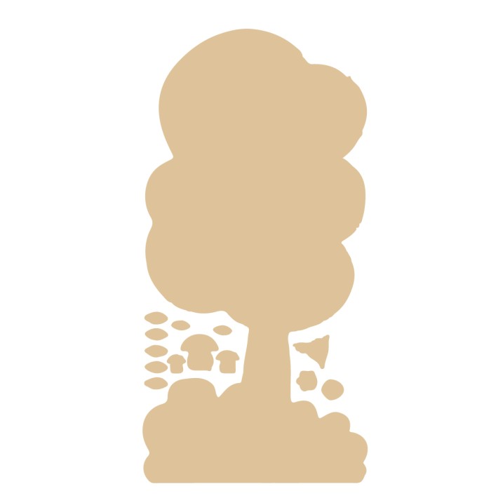 Albero Acero da Decorare in Legno Naturale