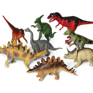 Animali Realistici - Dinosauri Busta da 8 Pezzi