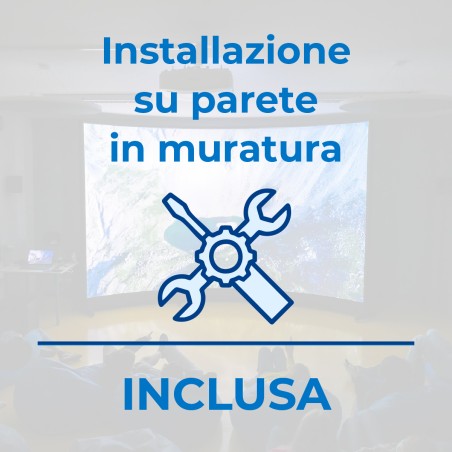 Arena Cinema Immersiva Curva - Licenze 3 ANNI e MediaServer MEDIUM - Installazione Standard...
