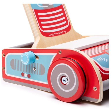 Aspirapolvere in Legno con Dischi Magnetici