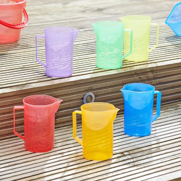 Caraffe Colorate Graduate - Confezione da 6 Pezzi