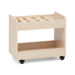 Carrello Pittura con Ruote + Interno Portacolori - Dimensioni 52 x 70 x 60 cm