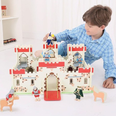 Castello Gigante del Re in Legno - Dimensioni cm. 45 x 45 x 31 h