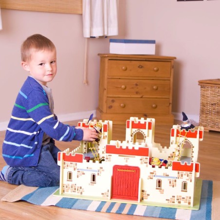 Castello Gigante del Re in Legno - Dimensioni cm. 45 x 45 x 31 h