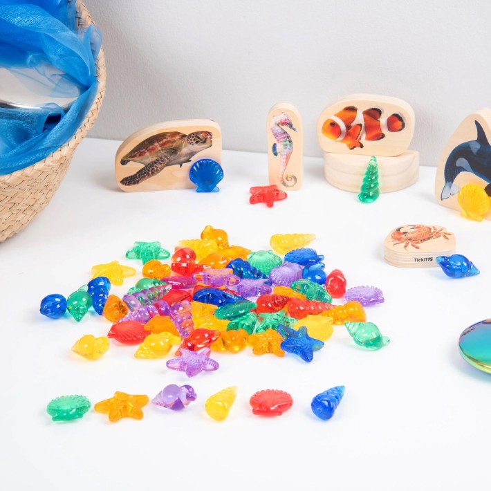 Conchiglie Colorate Traslucide - Confezione da...