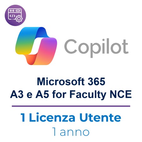 Microsoft Copilot per Microsoft 365 A3 e A5 NCE - 1 licenza per 1 utente ( Docente -...